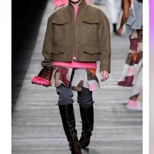 Vintage Fendi Fall 2014 Brown Jacket